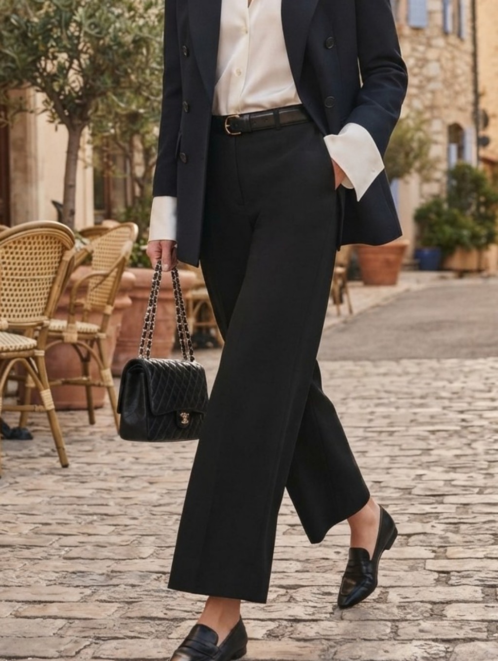 Nwt Maxmart Black Dress Pants Wide Leg High Rise 10